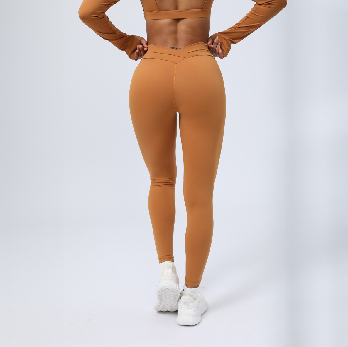 Crescent V-Cross Leggings - Hera Activewear