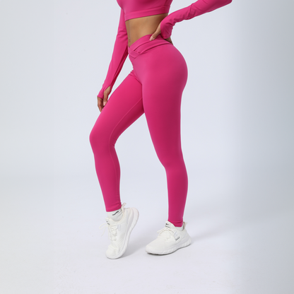 Crescent V-Cross Leggings - Hera Activewear